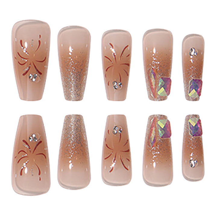 Luxury Glittery Press-On Nail Art Set Kalsten