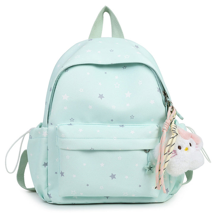 Starry Patterned Plush Backpack kalsten