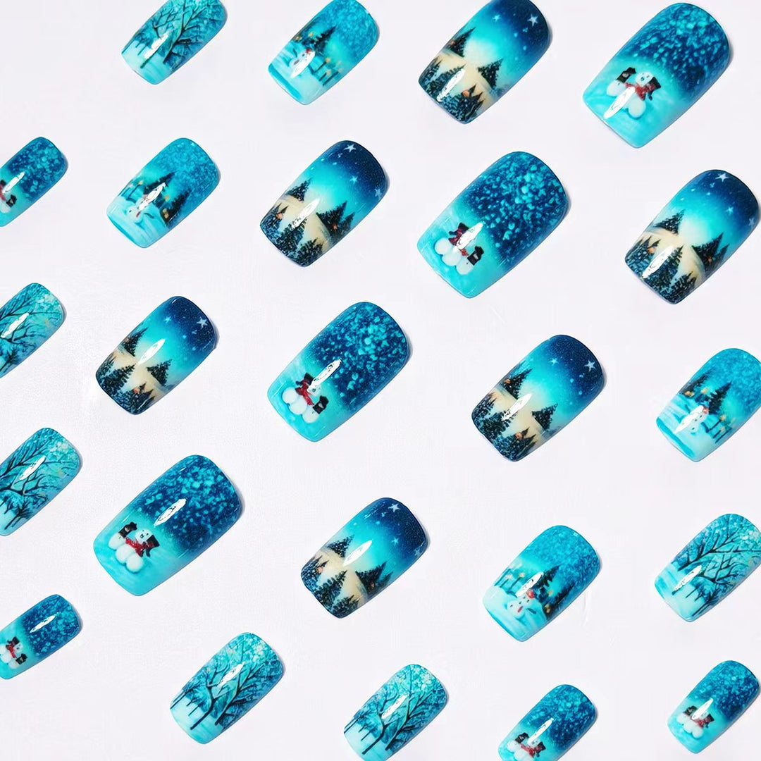 Winter Wonderland Themed Nail Art Kalsten 1788155599