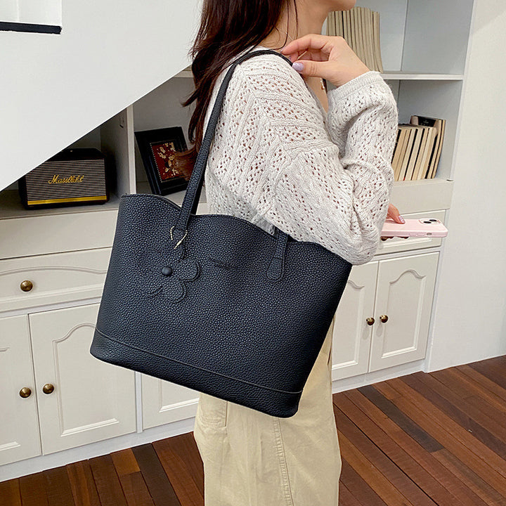 Elegant Textured Tote Bag