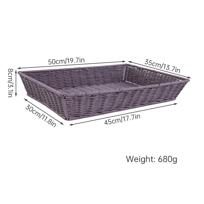 Versatile Storage Wicker Basket Kalsten