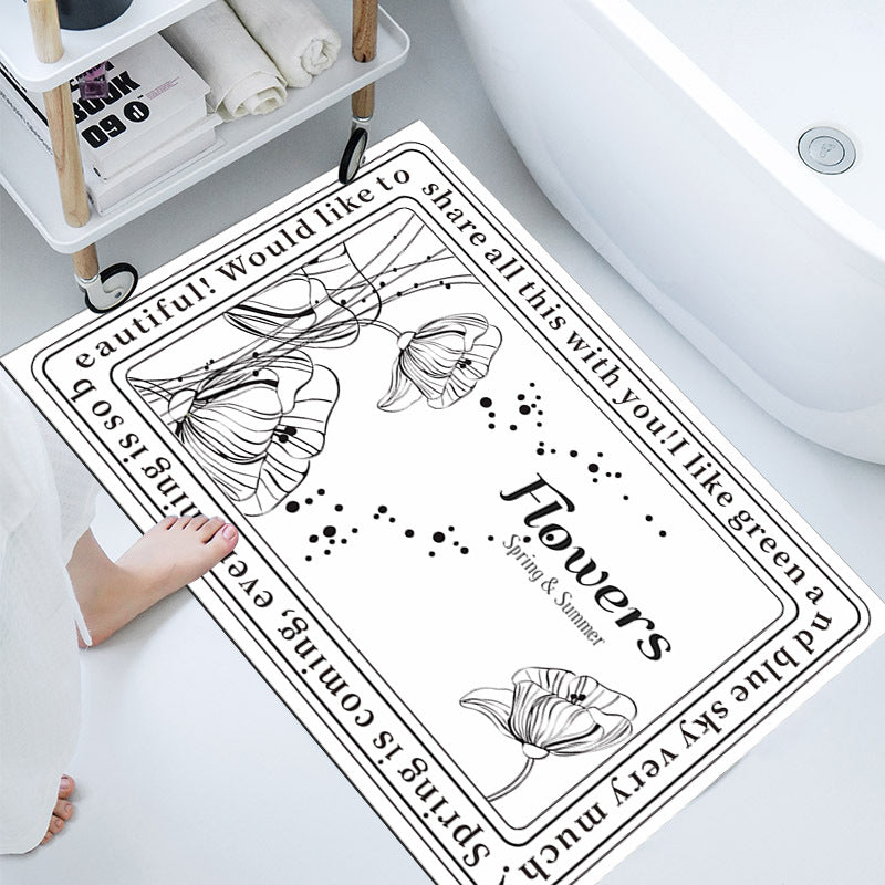 Elegant Decorative Bathroom Mat
