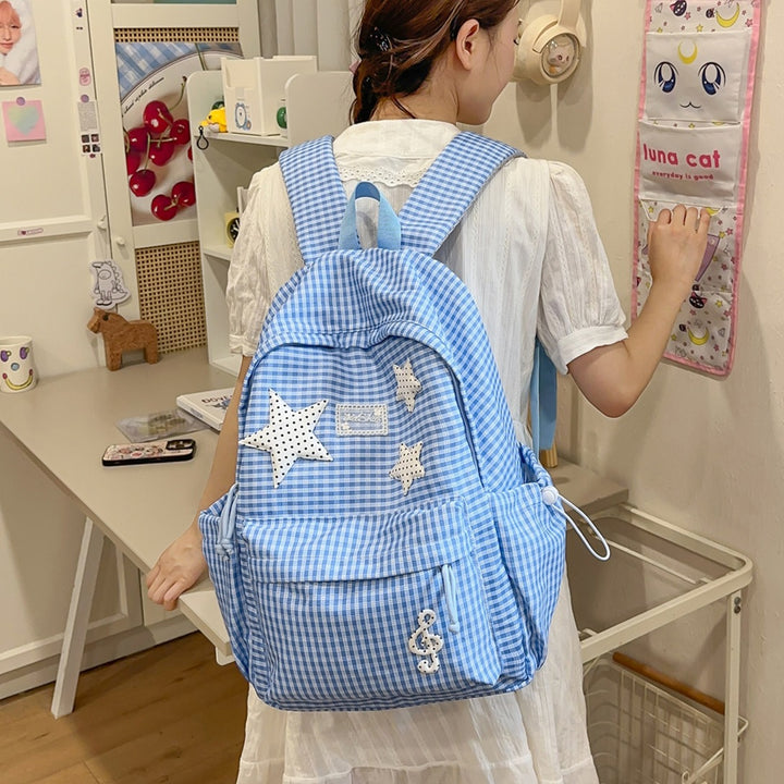 Stylish Music-Themed Casual Backpack Kalsten