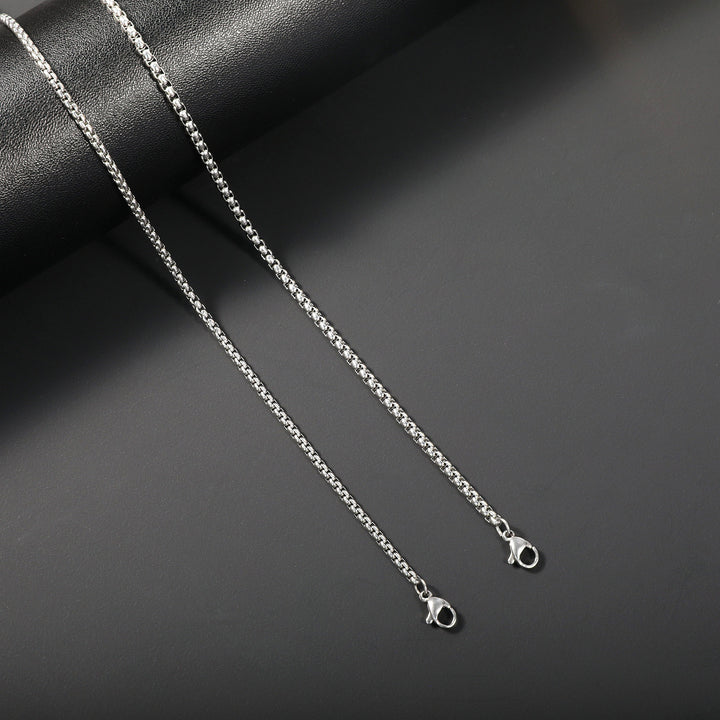 Sleek Stainless Steel Chain Necklace Kalsten