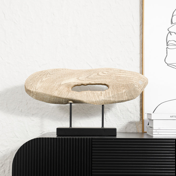 Contemporary Wooden Decorative Sculpture