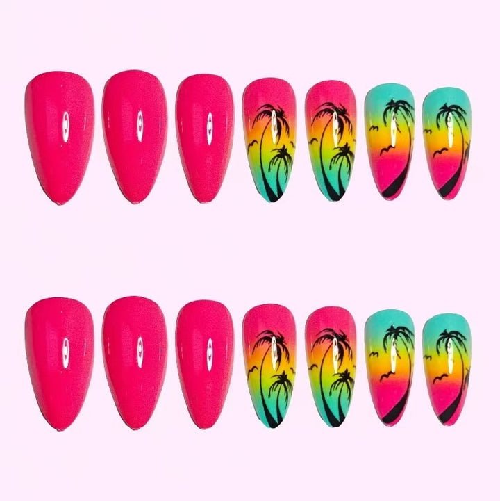 Tropical Paradise Nail Art Set