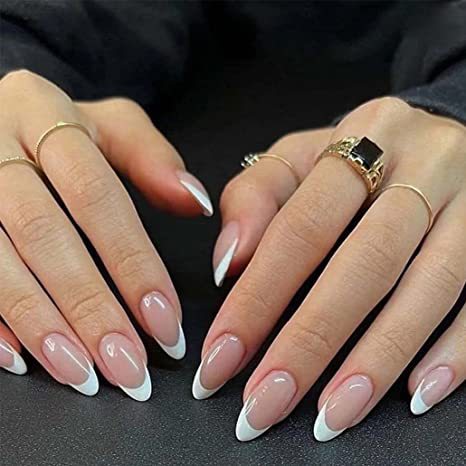 Elegant French Tip Press-On Nails Kalsten 1789085735