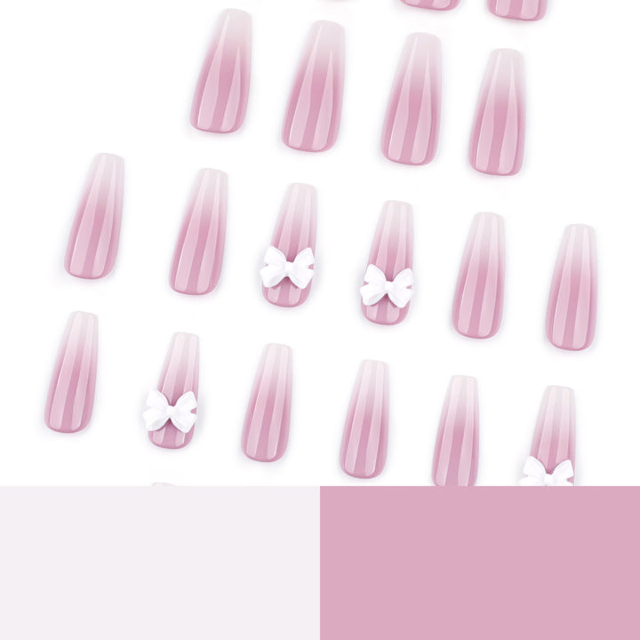 Artful acrylic nails with elegant butterfly design Kalsten