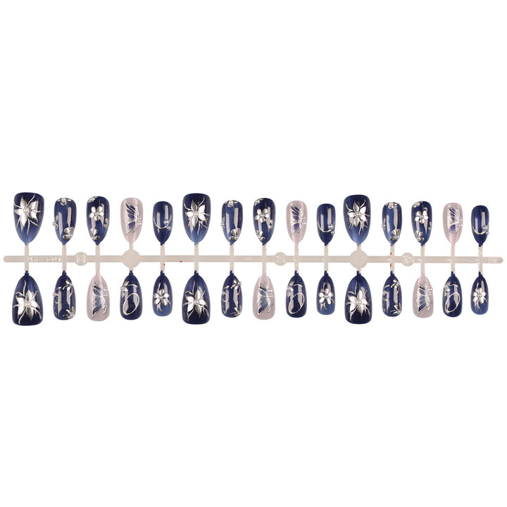 Decorative Press-On Nail Tips Set