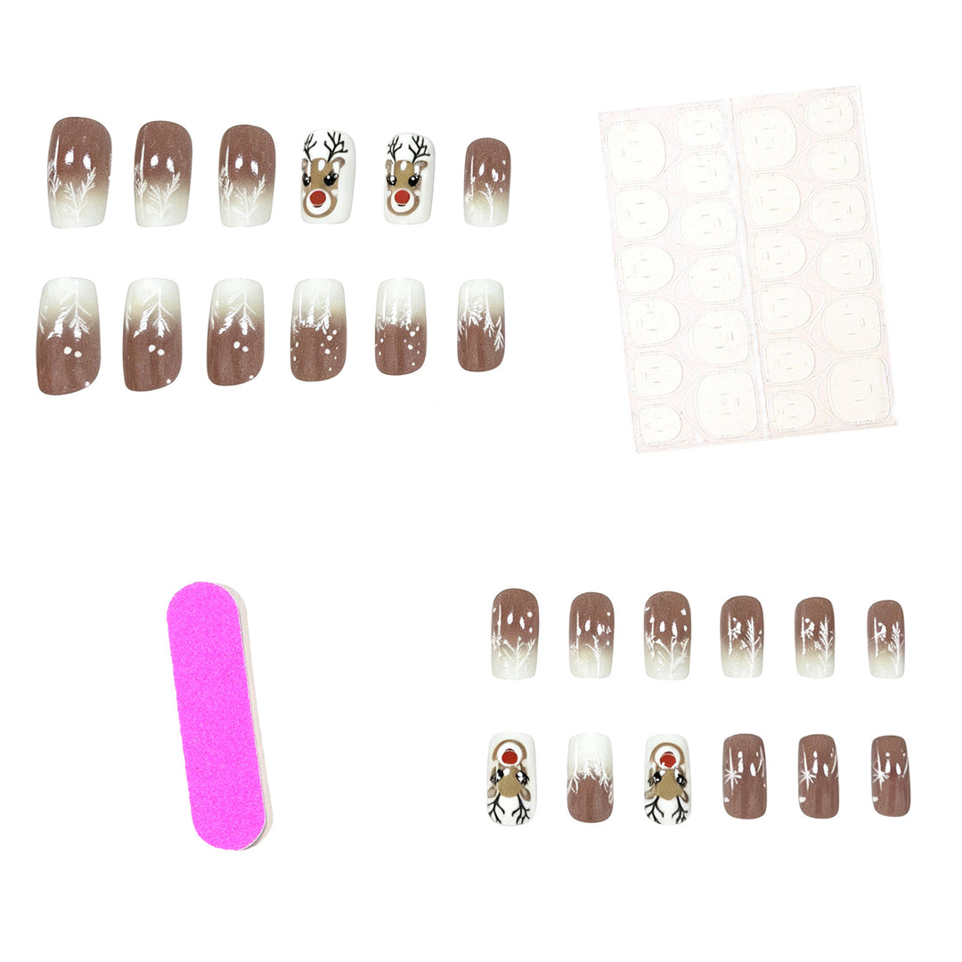 Festive Reindeer Nail Art Design Kalsten