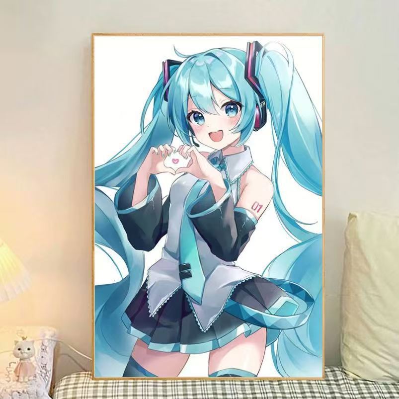 Anime-Themed Illustrated Canvas Art Print Kalsten