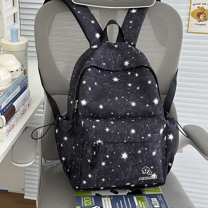 Star-Patterned Casual Backpack Kalsten
