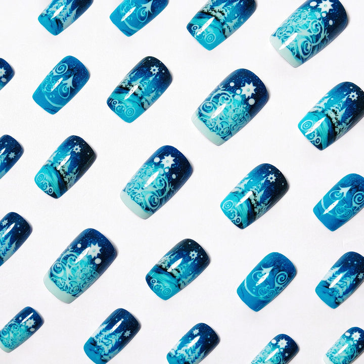 Winter Wonderland Nail Art Kalsten