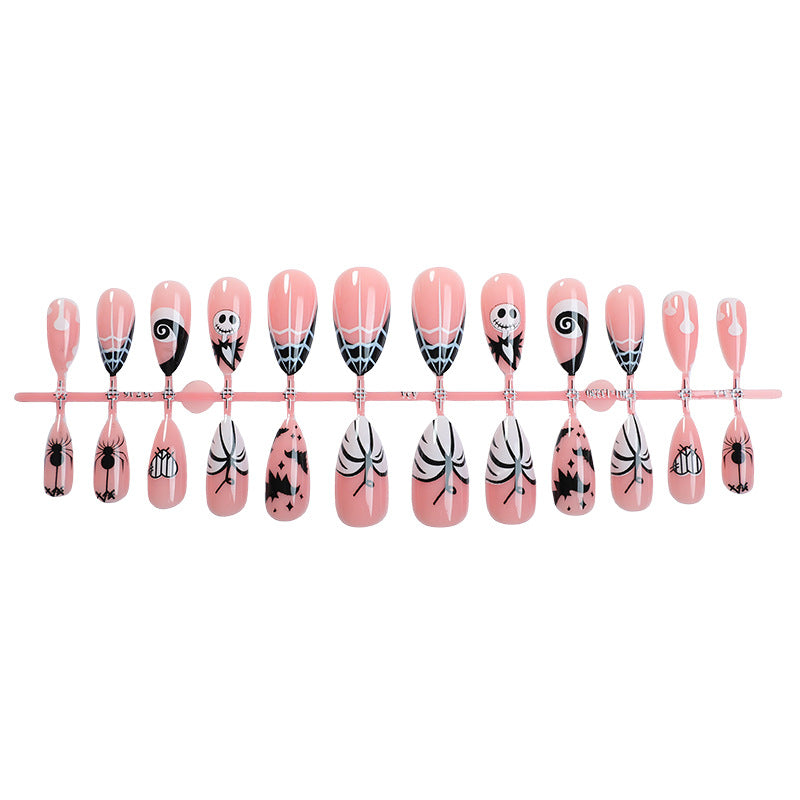 Artistic Halloween-Themed Press-On Nail Collection kalsten
