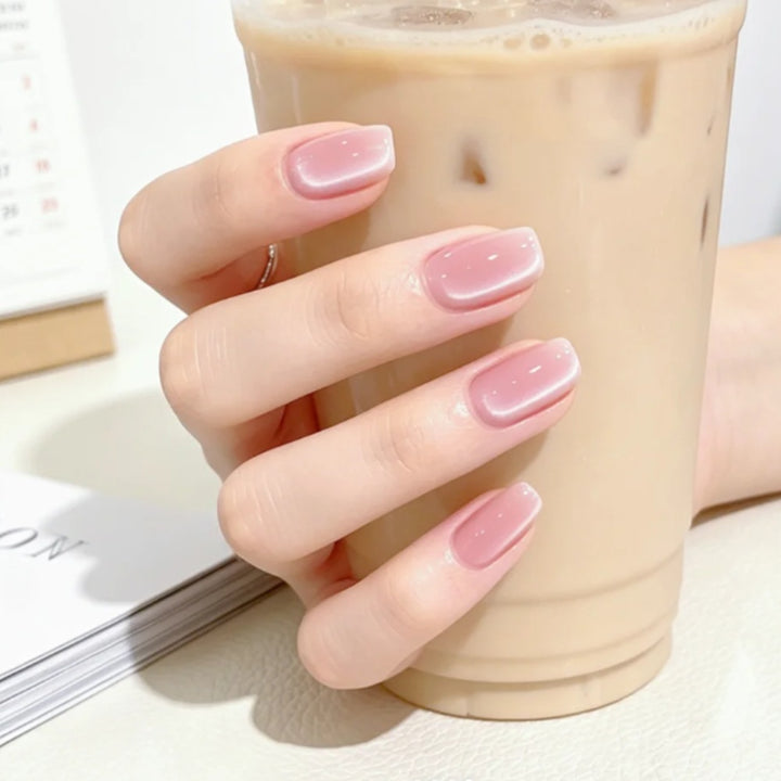Glossy Press-On Nail Set Kalsten 1787395207