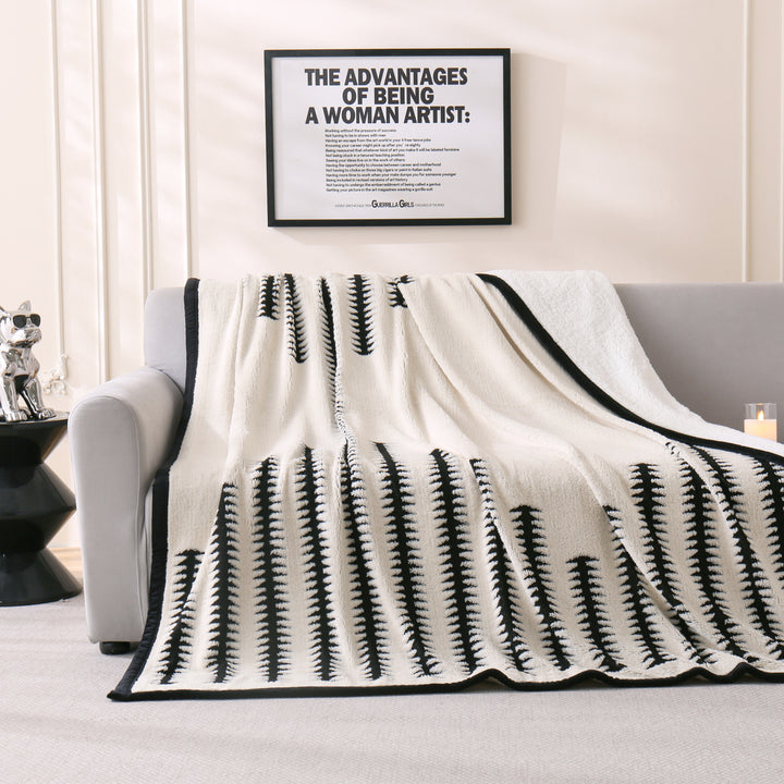 Chic Floral Pattern Throw Blanket Kalsten
