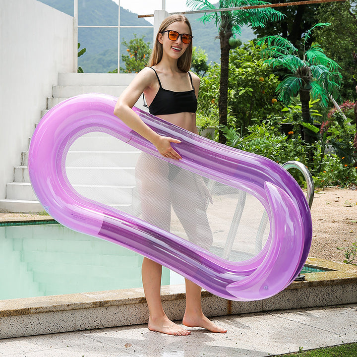 Women Inflatable Lounge Chair with Breathable Mesh Surface Kalsten