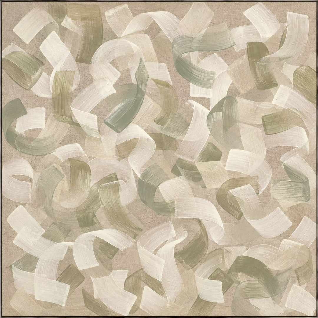 Abstract Brushstroke Canvas Art