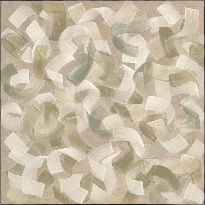 Abstract Brushstroke Canvas Art