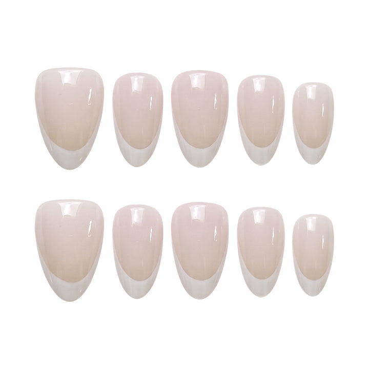 French Tip Press-On Nail Set