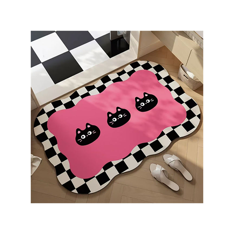 Pet-Themed Decorative Bath Mat Kalsten