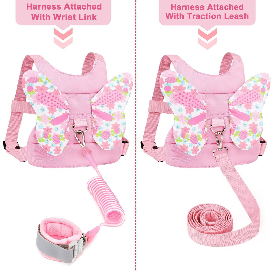 Butterfly-Themed Toddler Harness Backpack Kalsten