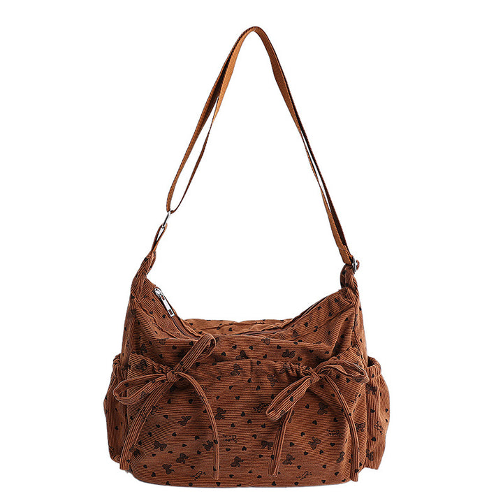 Stylish Floral Embellished Hobo Bag