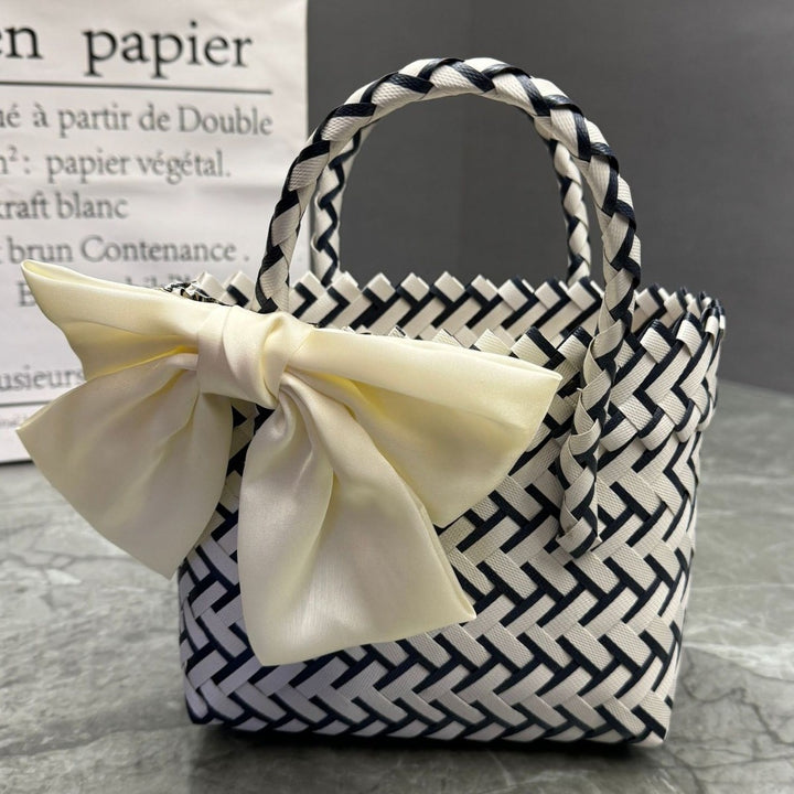 Handcrafted basket bag in stylish design Kalsten