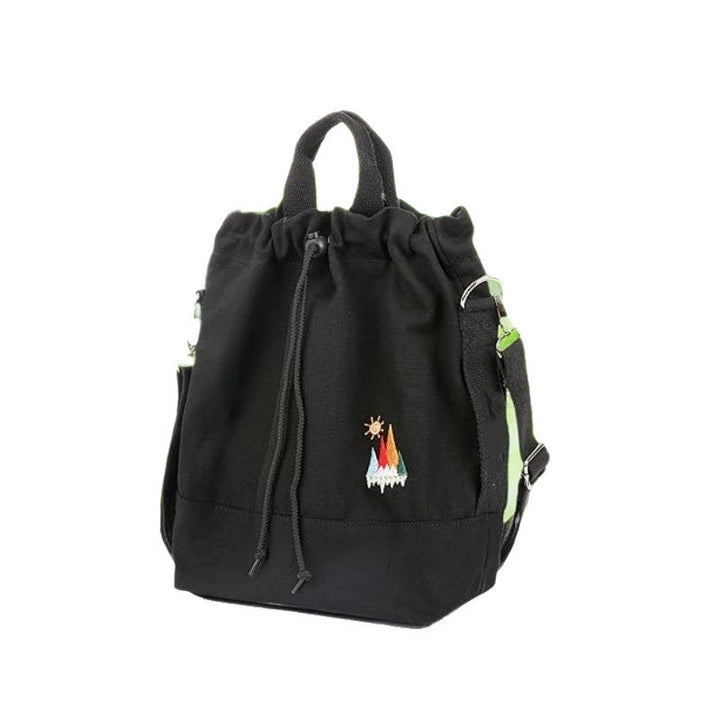 Leisure backpack with decorative embroidery and adjustable carrying system Kalsten