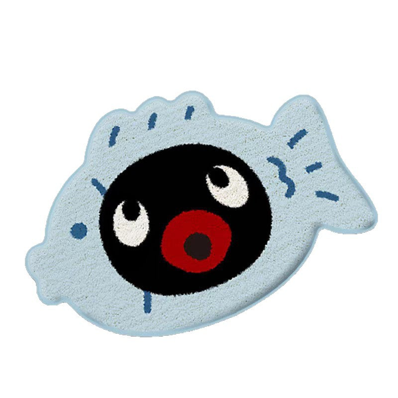Playful Fish-Shaped Kalsten Rug