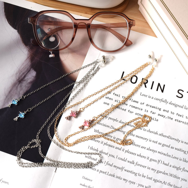 Elegant Dual-Tone Eyewear Chain Kalsten