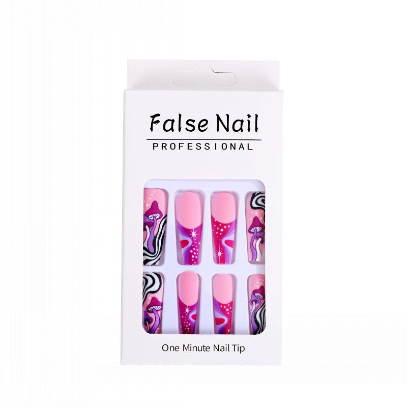 Artificial nails in modern abstract design Kalsten