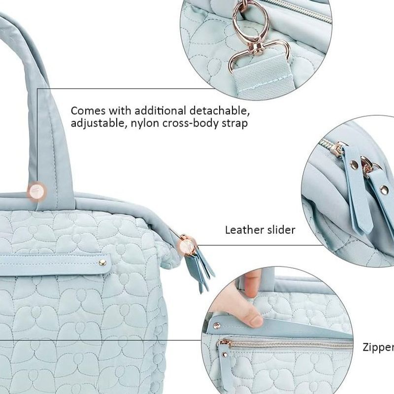Quilted Travel Weekender Bag Kalsten