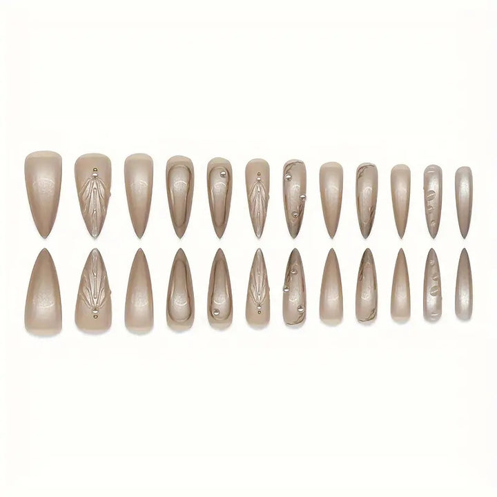 Premium Sculpted Press-On Nail Art Kalsten