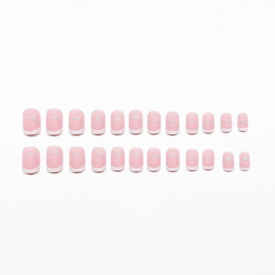 Elegant French Tip Nail Set Kalsten