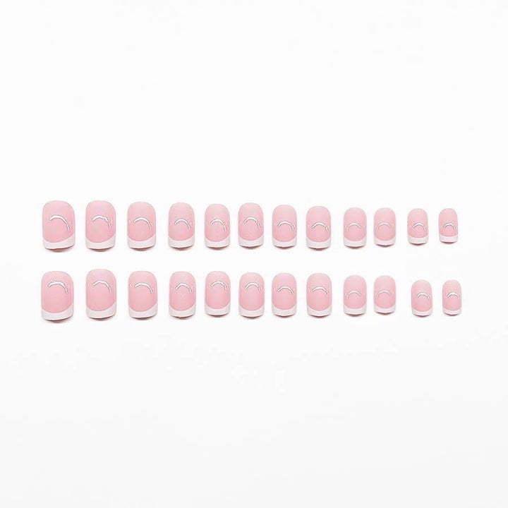 Elegant French Tip Nail Set Kalsten