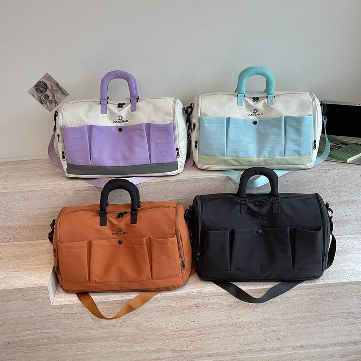 Sporty Travel Bag with Multifunctional Features Kalsten