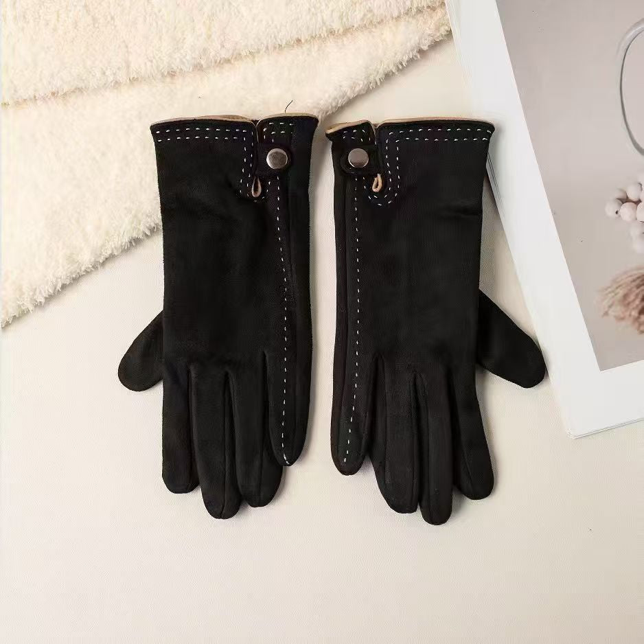 Touchscreen Compatible Soft Leather Gloves Kalsten