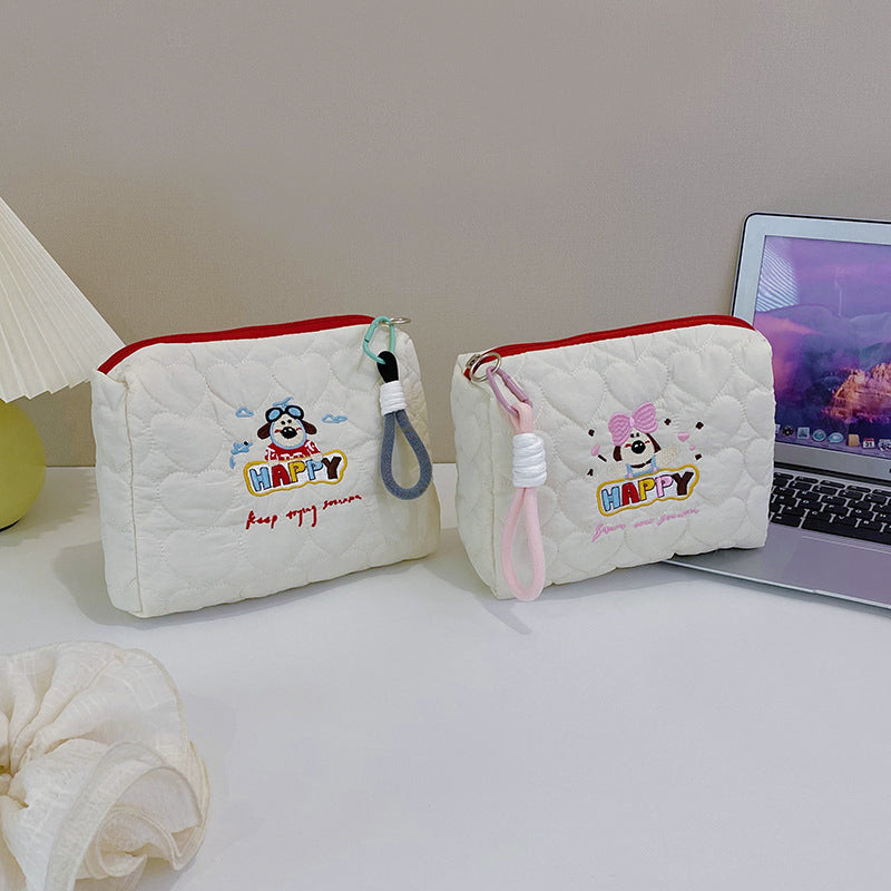 Cute Quilted Panda Clutch