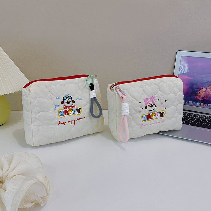 Cute Quilted Panda Clutch