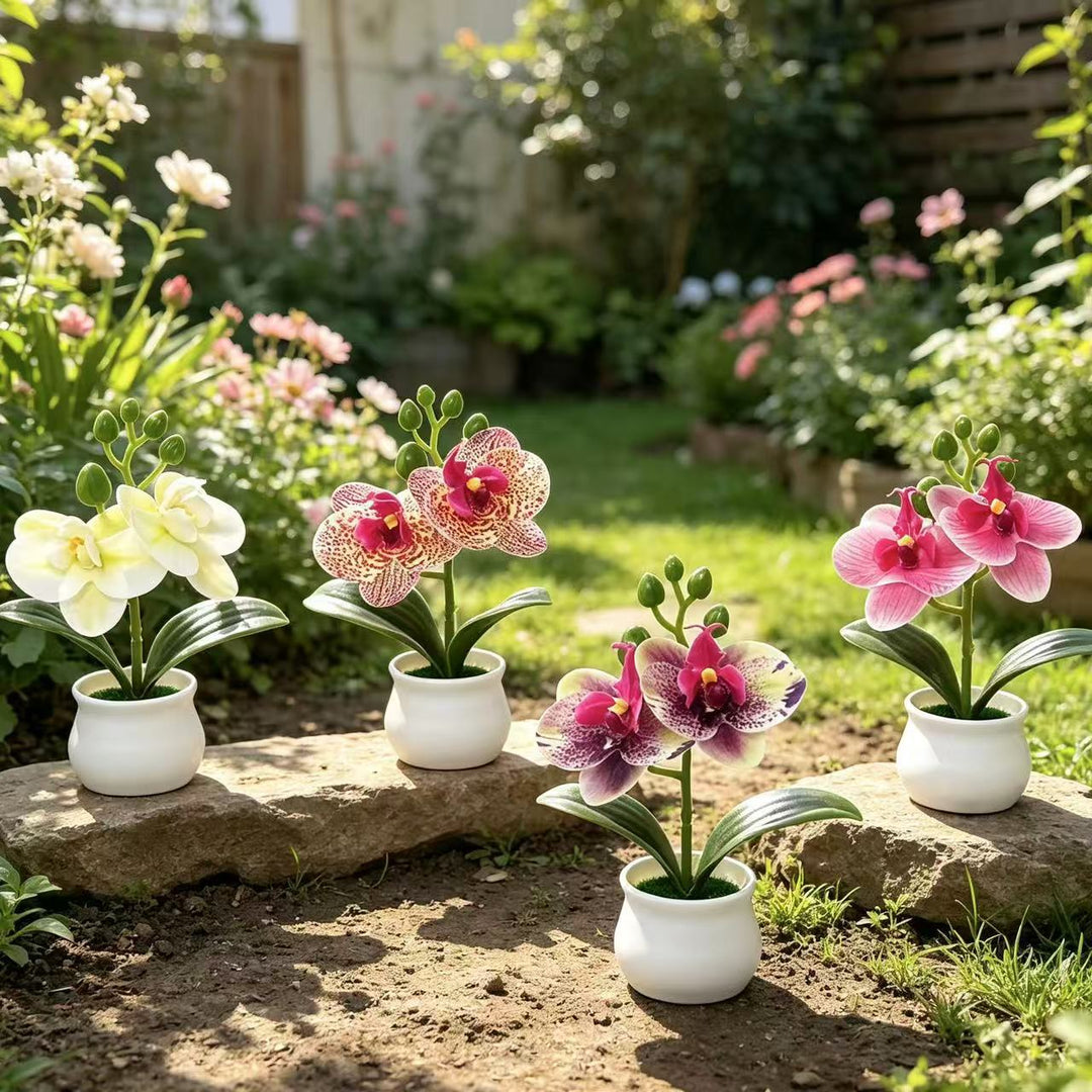 Elegant Artificial Orchid Decoration