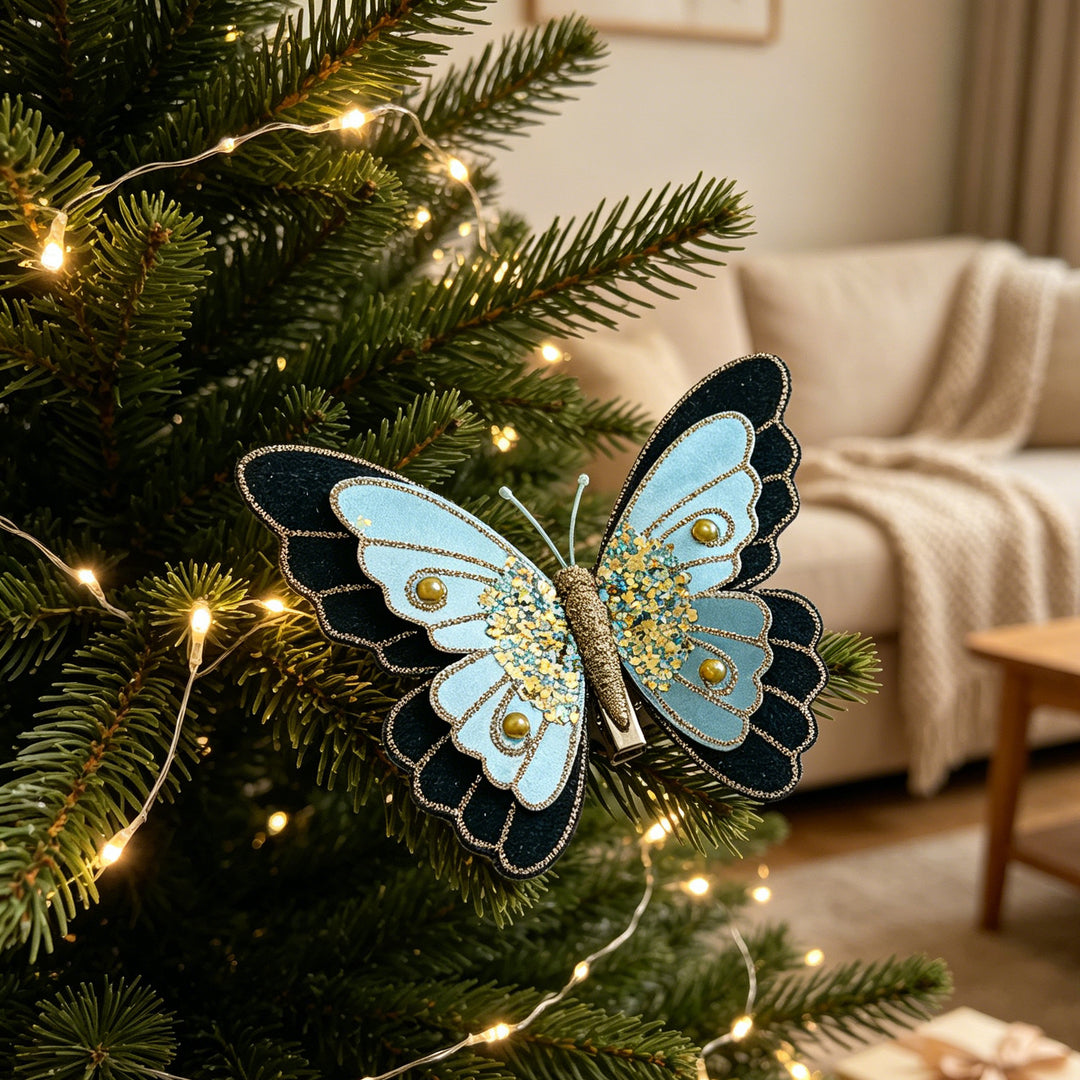 Decorative butterfly pendant for Christmas tree