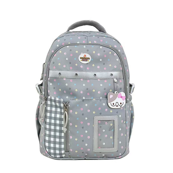Multi-Pocket Patterned Backpack Kalsten