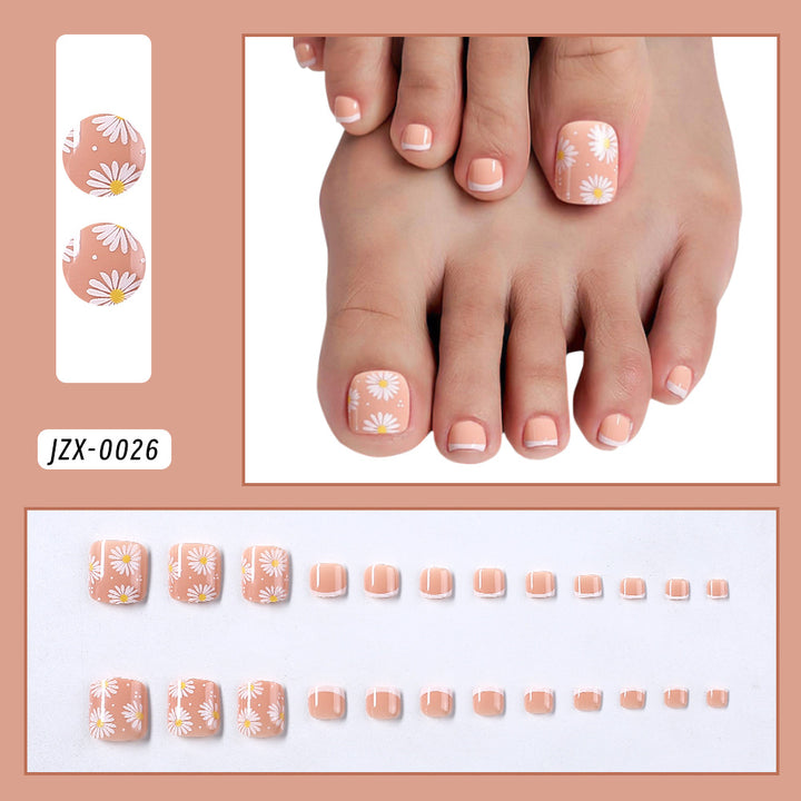 French Tip Press-On Nail Set