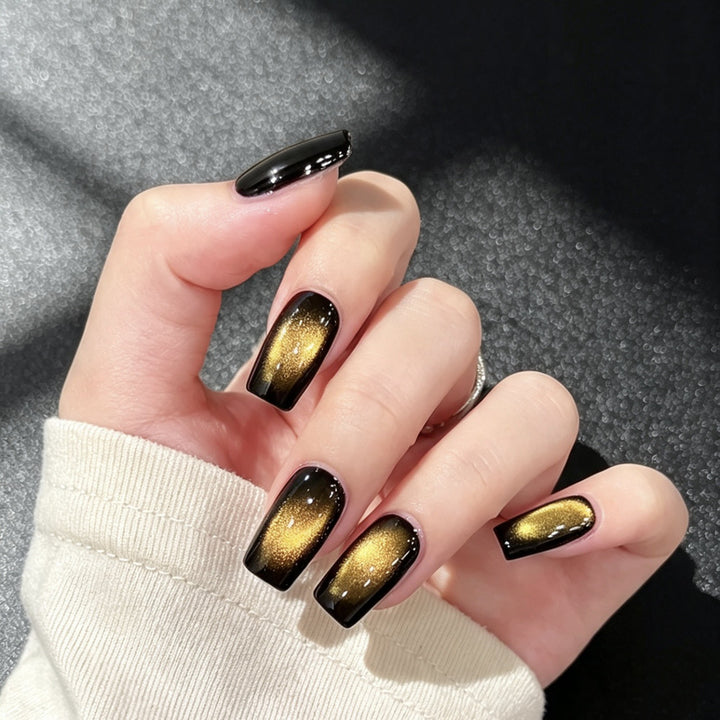 Gradient Crystal Finish Nail Art Kalsten