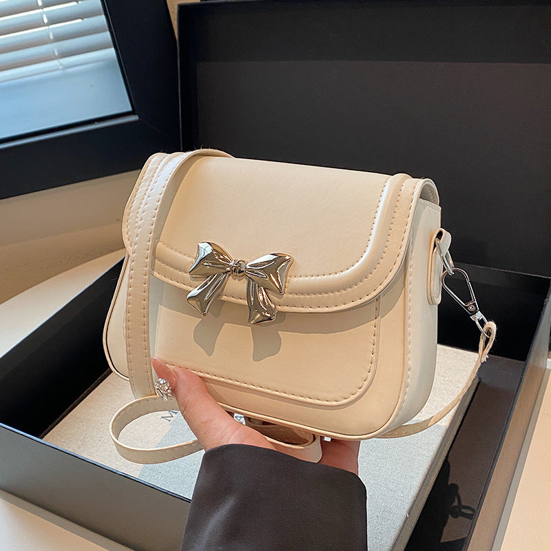 Bow-Embellished Crossbody Bag