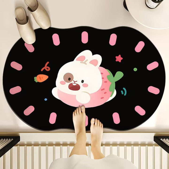 Cute Cartoon Bear Bath Mat Kalsten