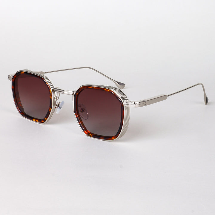 Ladies stylish sunglasses in modern octagonal design with high-quality polarized lenses Kalsten
