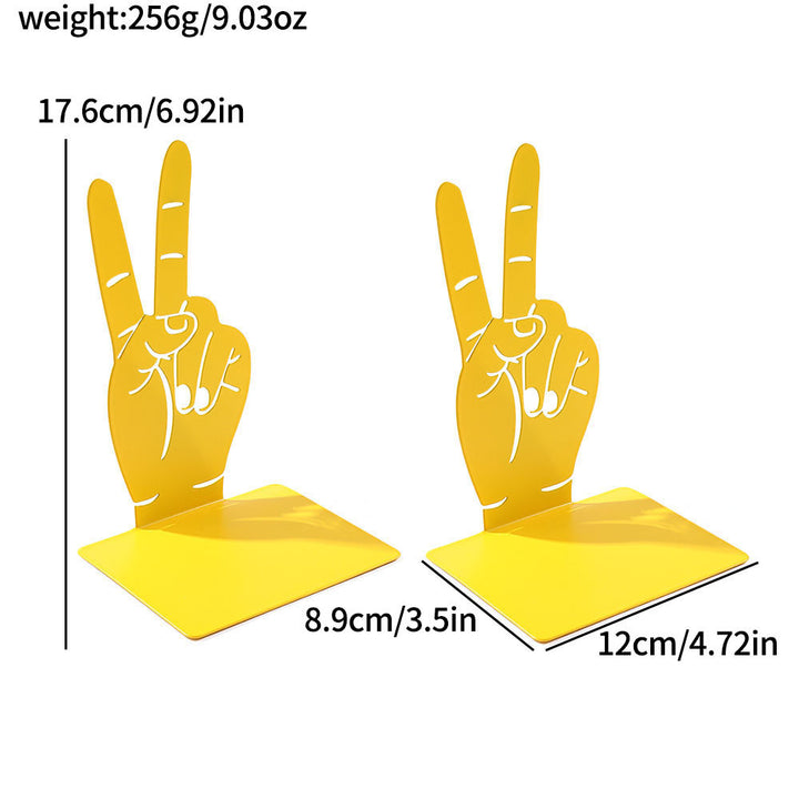 Peace Sign Decorative Bookends