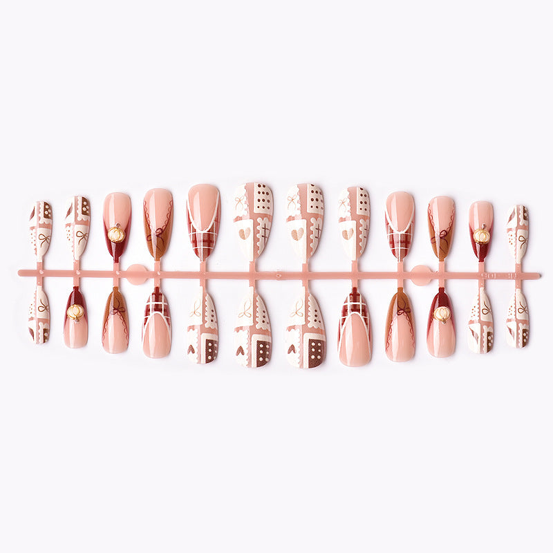 Elegant Seasonal Press-On Nail Art Set